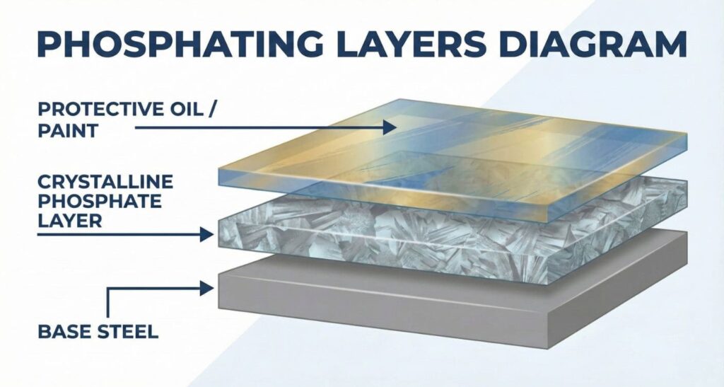Layered phosphating diagram